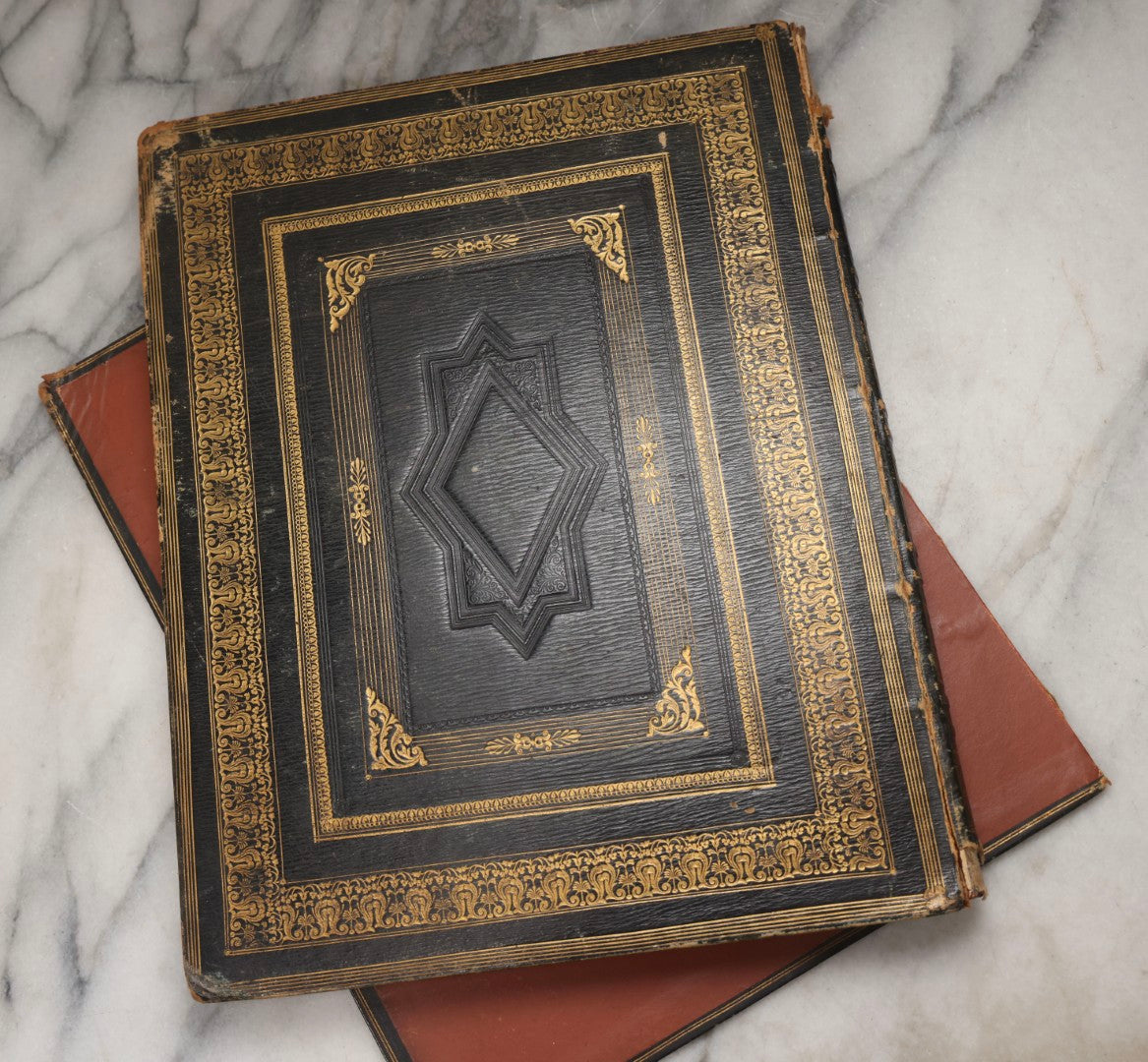 Lot 221 - "The Altar Services" Antique Leather Bound Religious Book, Cambridge, 1821