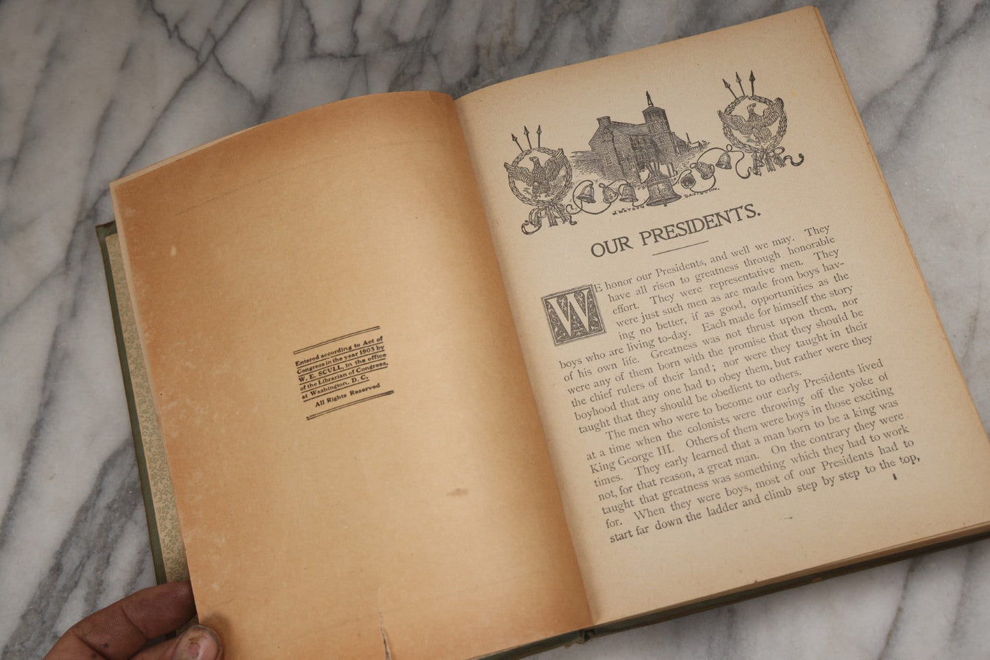 Lot 222 - "The Lives Of The Presidents; And How They Reached The White House" Antique Illustrated History Book By Charles Morris, The John C. Winston Co., Philadelphia, 1903