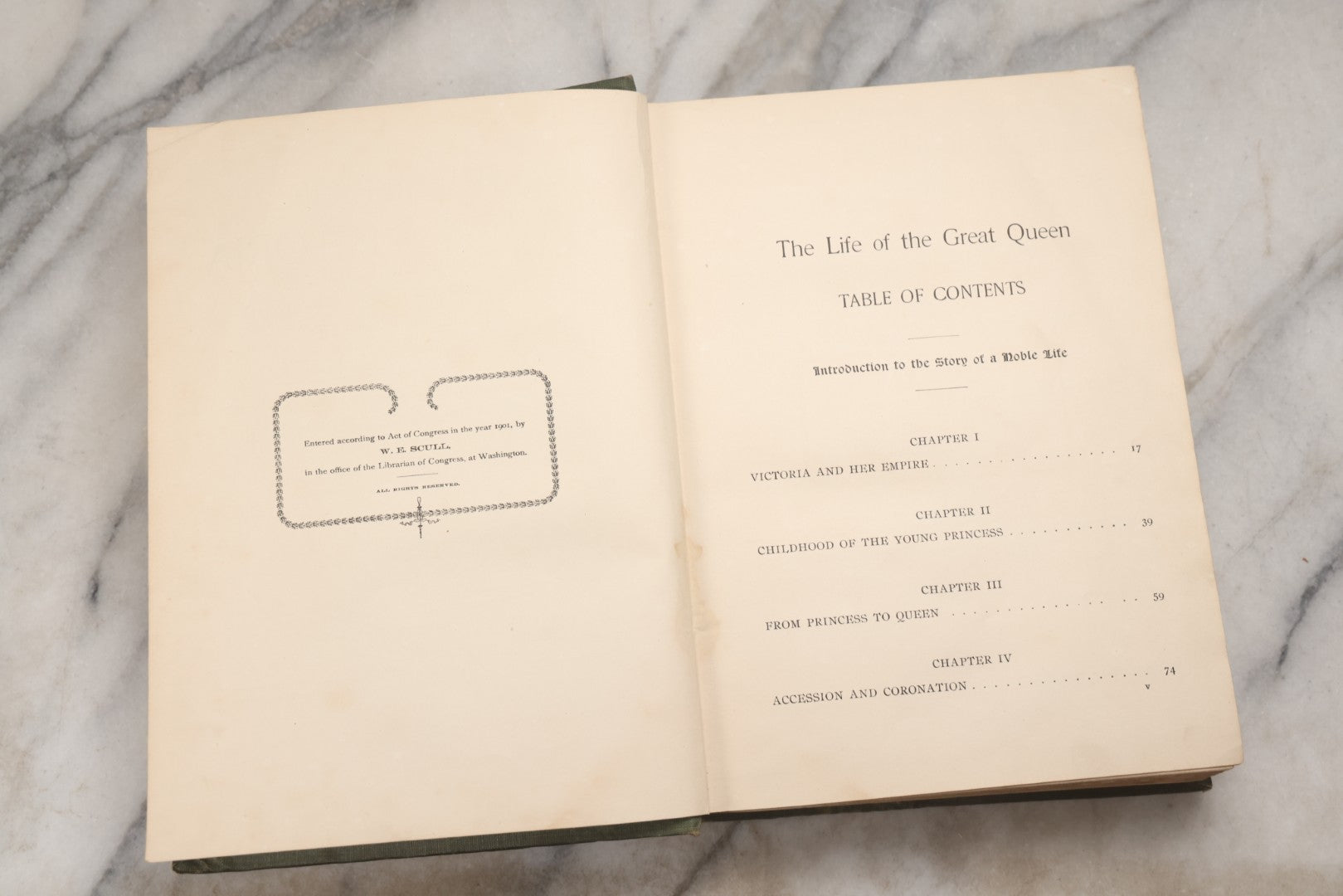 Lot 225 - "The Life Of Queen Victoria And The Story Of Her Reign" Antique Illustrated Biography By Charles Morris, W. E. Scull, 1901