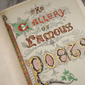 Lot 227 - "Gallery Of The Famous Poets" Antique Illustrated Poetry Compendium With Introduction By Henry Coppee, J. M. Stoddart, Philadelphia, 1874