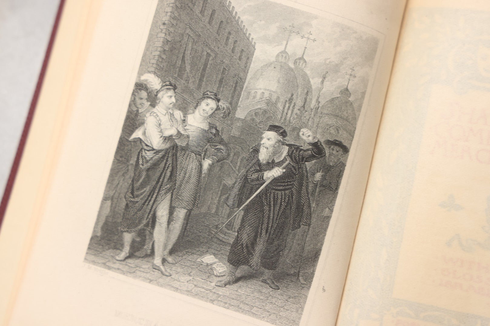 Lot 228 - Pair Of Antique Shakespeare Books "The Merchant Of Venice" And "Julius Caesar," Published By David McKay, Philadelphia, Pennsylvania