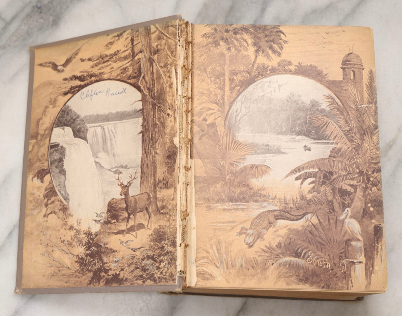Lot 230 - "King's Handbook Of The United States" Antique Illustrated Guide Edited By Moses King, Text By M. F. Sweetser, Moses King Corporation, Buffalo, New York, 1891