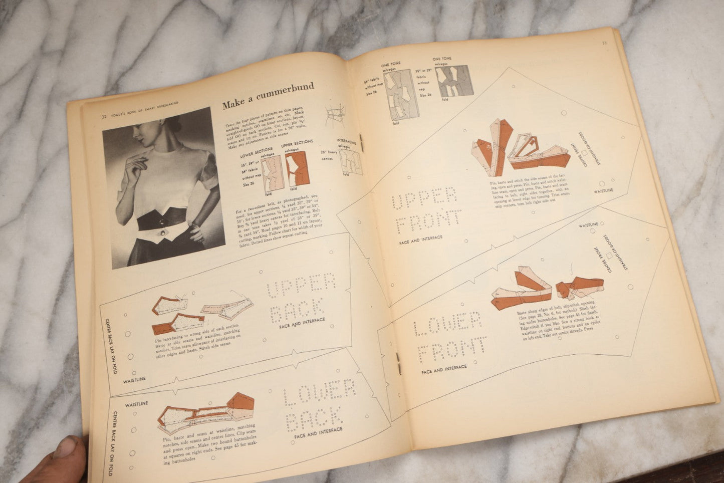 Lot 231 - "Vogue's Book Of Smart Dressmaking" Vintage Sewing Magazine By The Condé Nast Publications, 1948