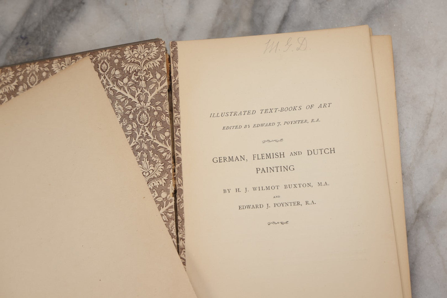 Lot 232 - "German, Flemish And Dutch Painting" Antique Art Reference Book By H. J. Wilmot Buxton And Edward J. Poynter, Scribner And Welford, 1881