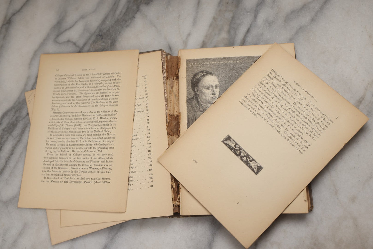 Lot 232 - "German, Flemish And Dutch Painting" Antique Art Reference Book By H. J. Wilmot Buxton And Edward J. Poynter, Scribner And Welford, 1881