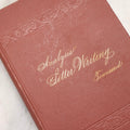 Lot 234 - "Analysis Of Letter-Writing" Antique Business Correspondence Reference Book By Calvin Townsend, Published By American Book Company, New York, 1872