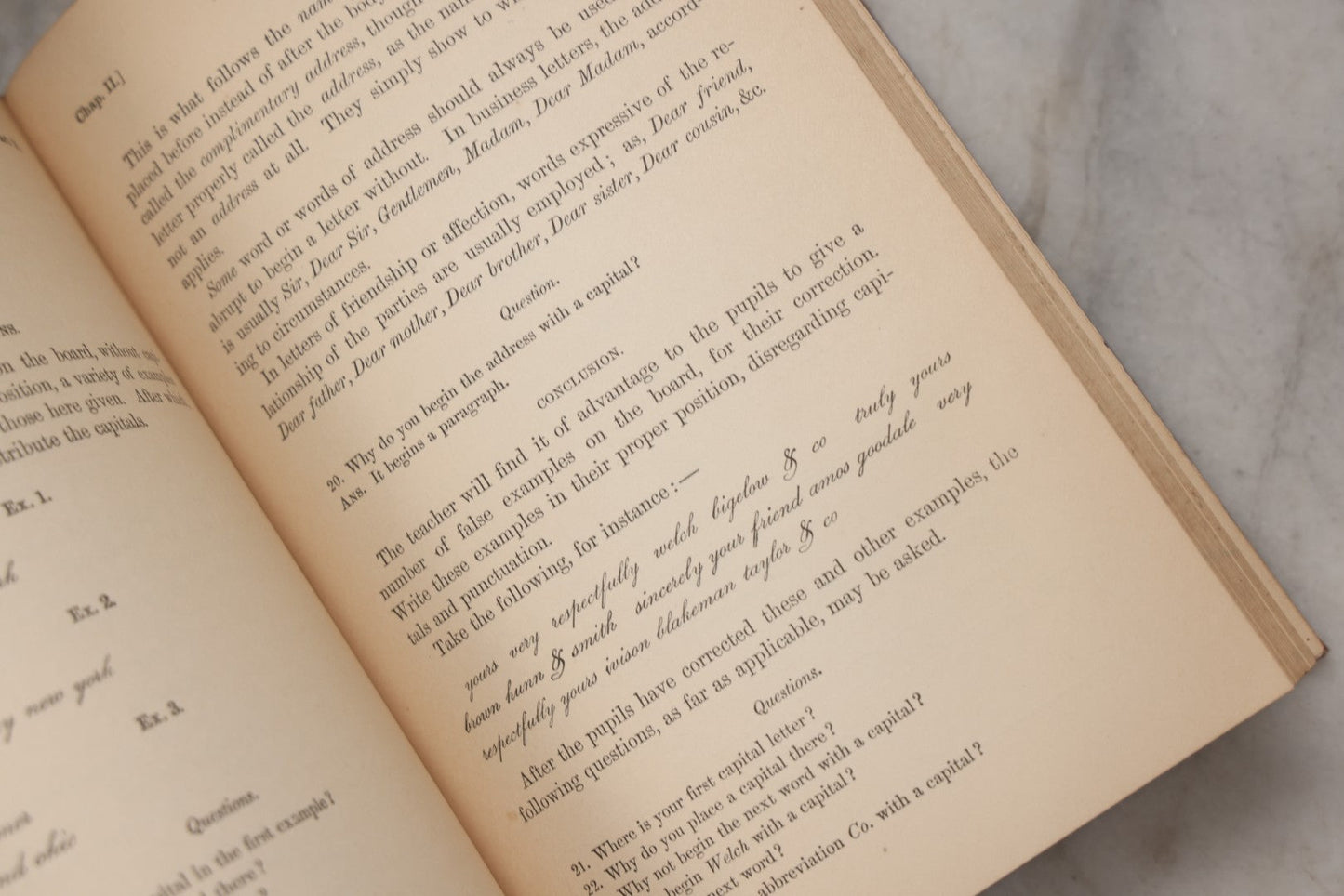 Lot 234 - "Analysis Of Letter-Writing" Antique Business Correspondence Reference Book By Calvin Townsend, Published By American Book Company, New York, 1872