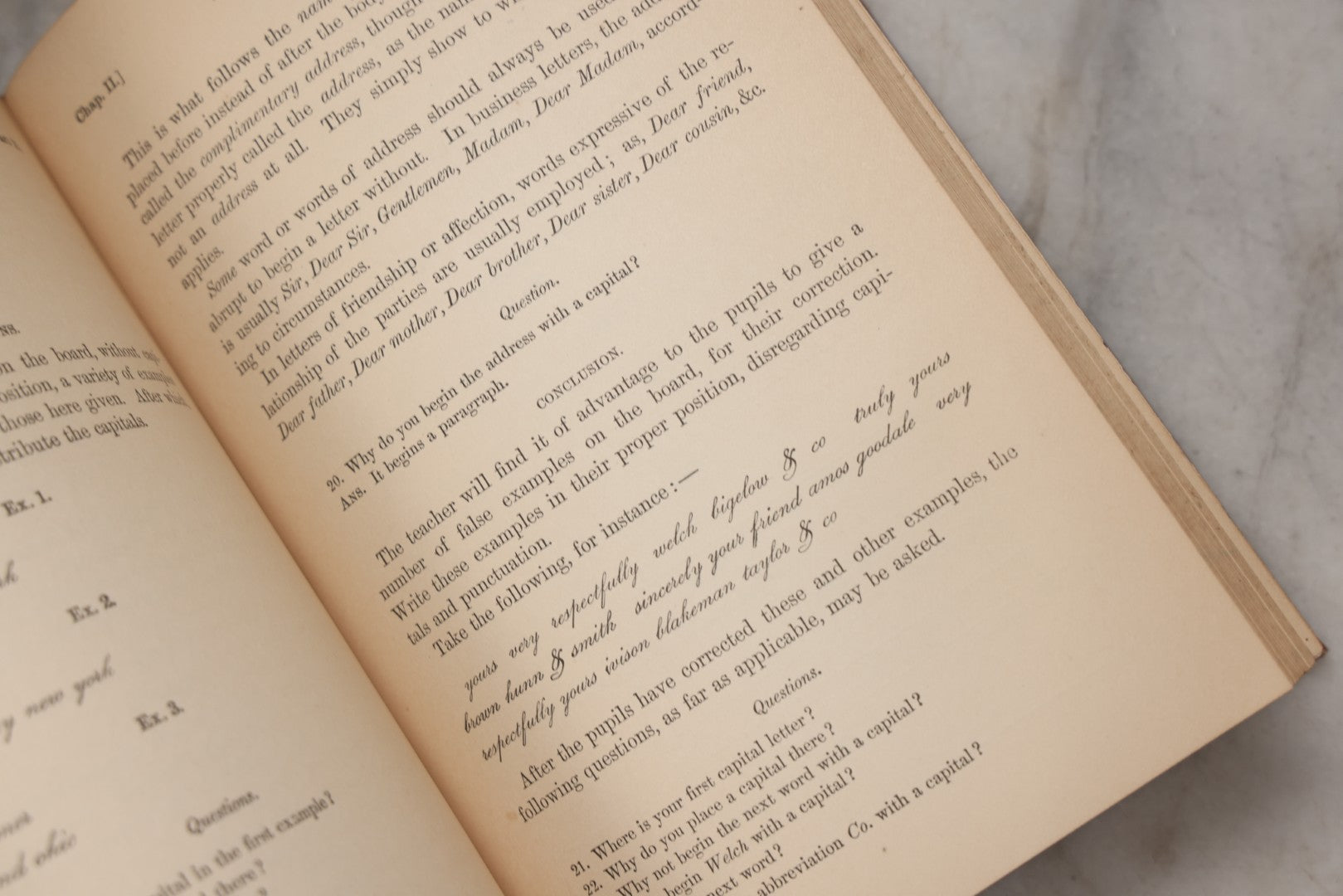 Lot 234 - "Analysis Of Letter-Writing" Antique Business Correspondence Reference Book By Calvin Townsend, Published By American Book Company, New York, 1872