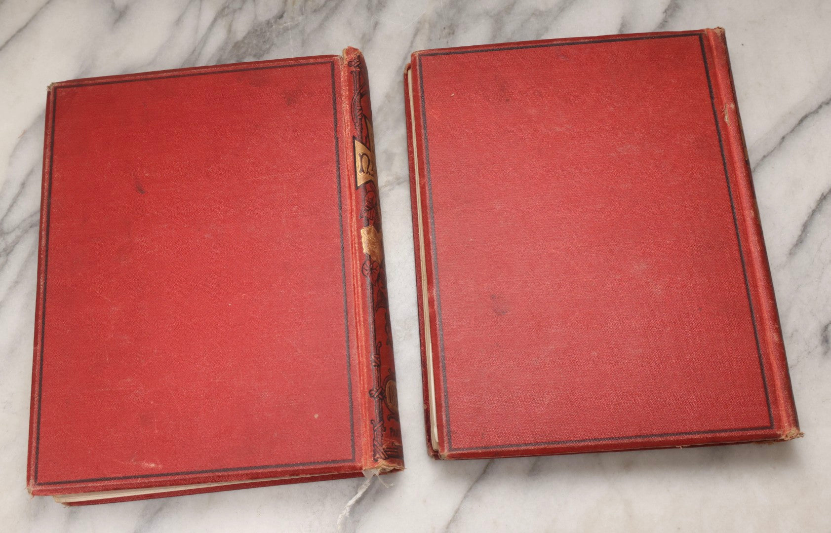 Lot 235 - Pair Of "St. Nicholas" Antique Illustrated Children's Collected Literature Books, Vol. XIX Part II (May–October 1892) And Vol. XX Part II (May–October 1893), Conducted By Mary Mapes Dodge, Published By The Century Co., New York