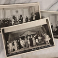 Lot 088 - Grouping Of Three Vintage Photographs Including Circus Performers With Clowns And Costumed Figures, Signed “With Sincere Appreciation, Hester Ringling Sanford,” Photographed By Koors, Sarasota, Florida