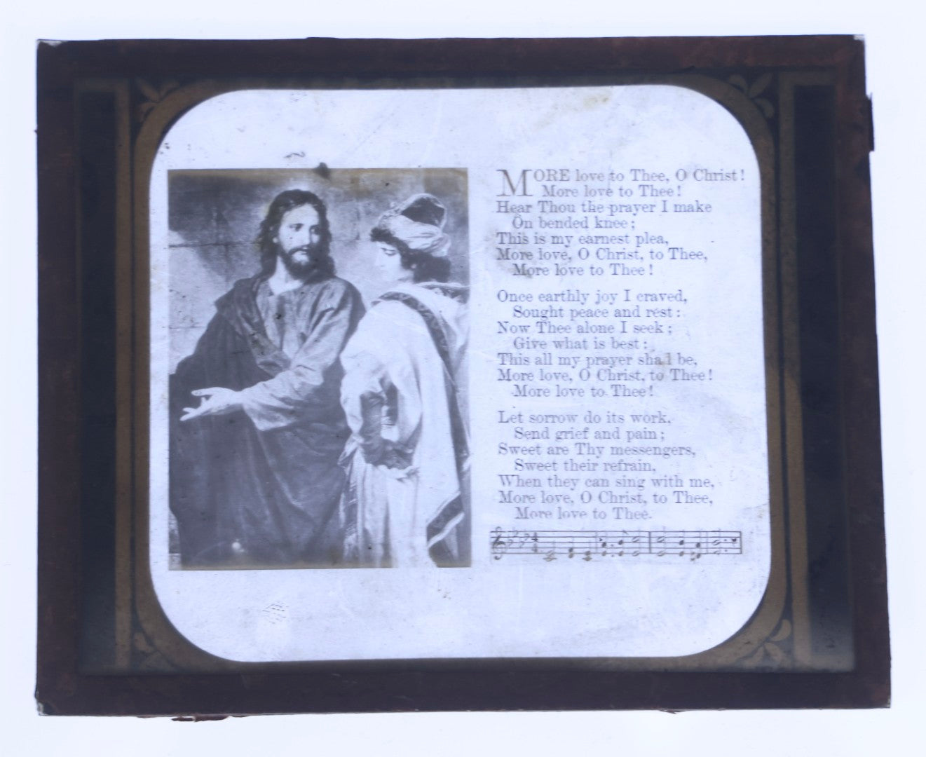 Lot 111 - Grouping Of 18 Antique Hand-Colored Magic Lantern Slides Relating To The Odd Fellows I.O.O.F.., Including Royal Purple Degree And Altar Scenes