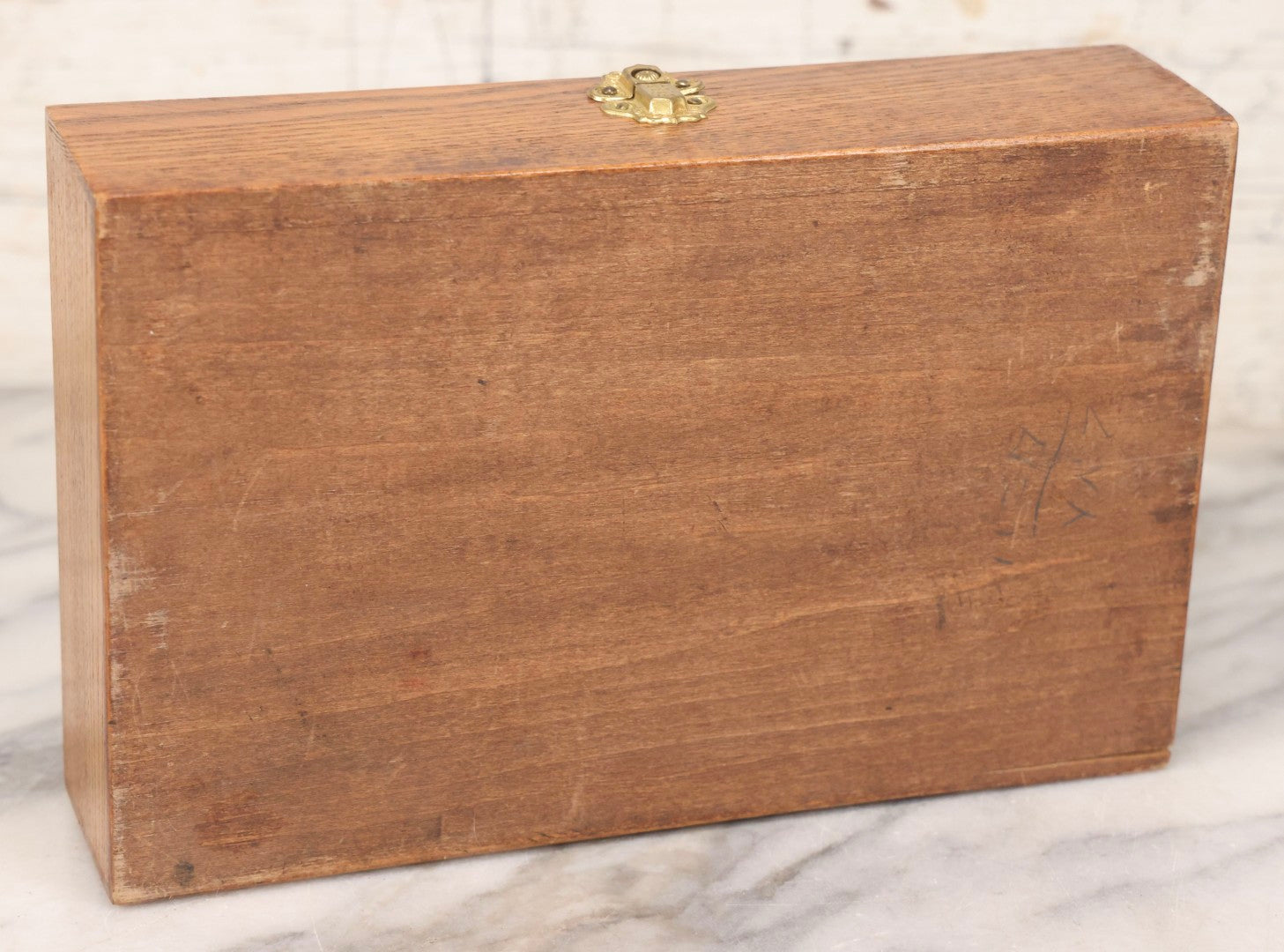 Lot 116 - Vintage Wooden Storage Box For Tyrian Combination Water Bottle And Fountain Syringe By Tyer Rubber Company, Andover, Massachusetts