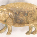 Lot 126 - Antique Brass Trinket Dish In The Form Of A Walking Boar