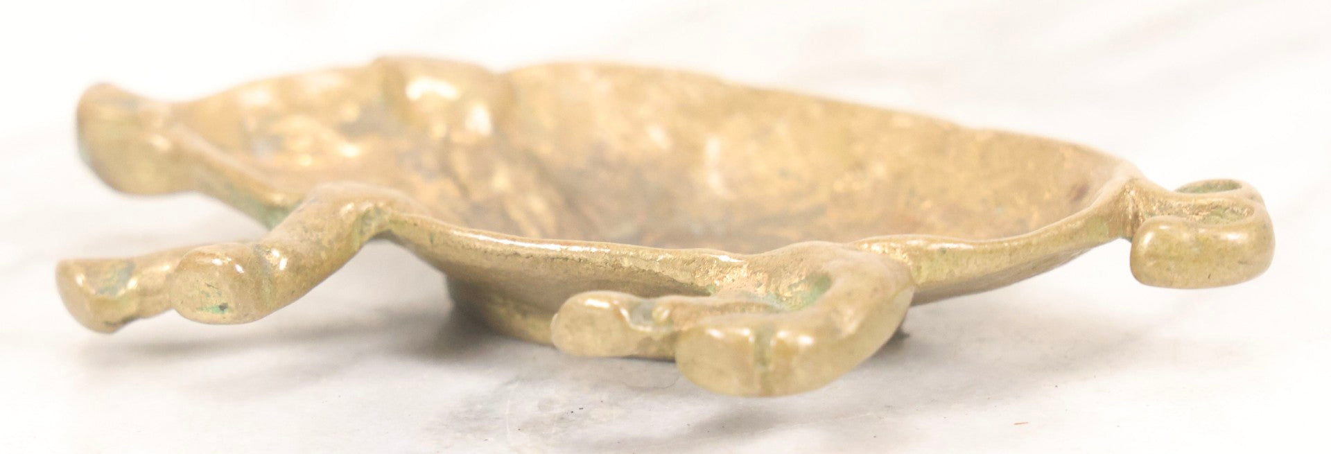 Lot 126 - Antique Brass Trinket Dish In The Form Of A Walking Boar
