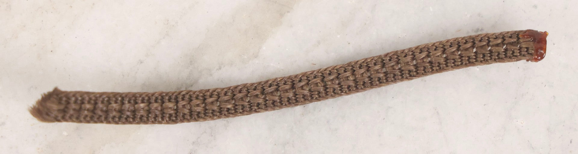 Lot 137 - Antique Hair Relics Including Braid With Inscribed Paper Label “My Father's Hair, In 1848… Oct 23rd 1880” And Folded Paper Containing Two Curls Of Hair