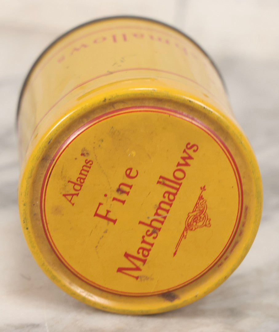 Lot 141 - Vintage Trick Can Spring Snake Snake-In-A-Can In Adam's Fine Marshmallows Lithographed Tin By S.S. Adams Co., Asbury Park, New Jersey