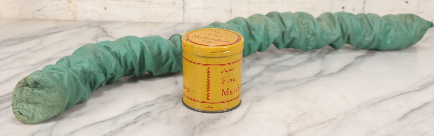 Lot 141 - Vintage Trick Can Spring Snake Snake-In-A-Can In Adam's Fine Marshmallows Lithographed Tin By S.S. Adams Co., Asbury Park, New Jersey