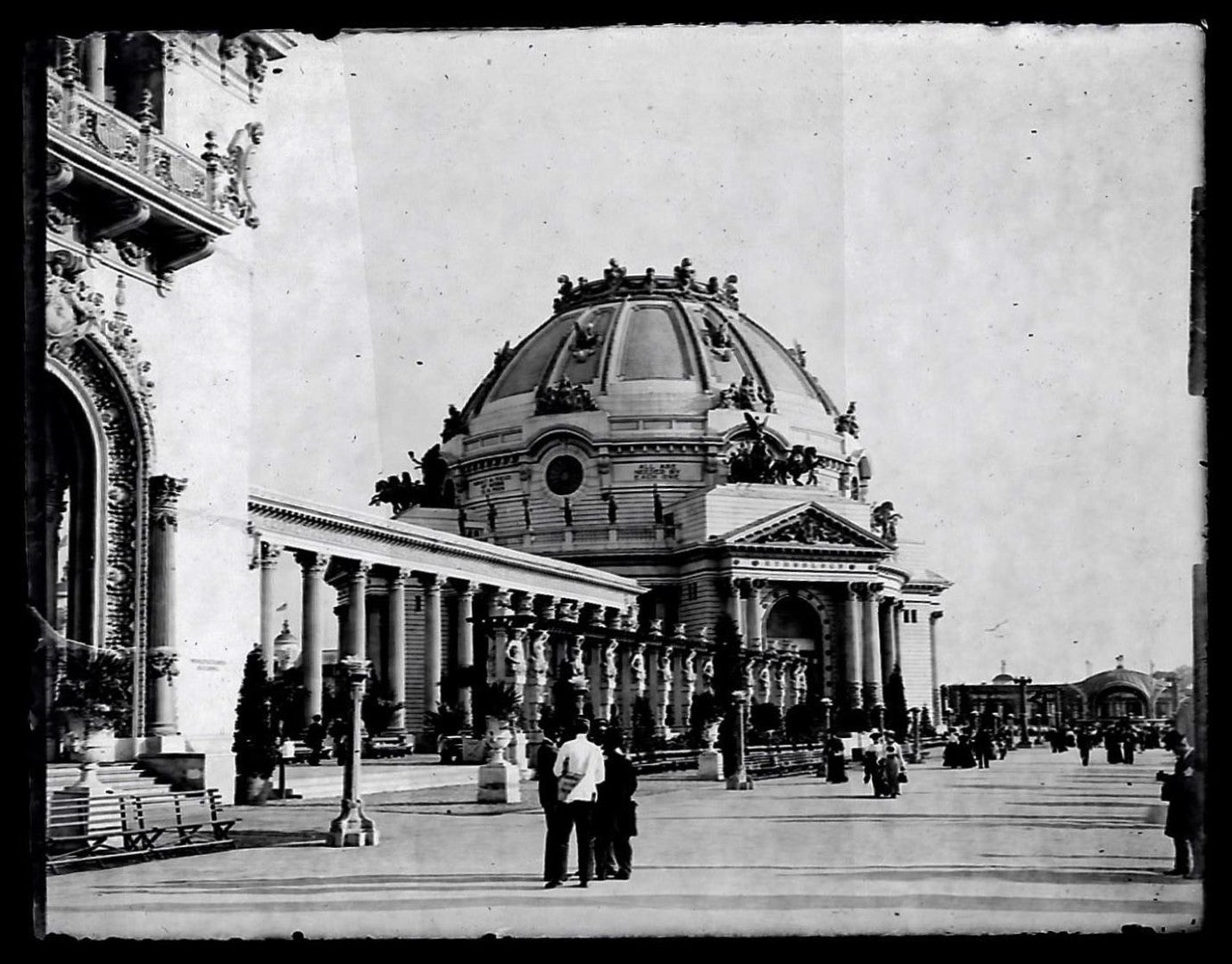 Lot 152 - Grouping Of 17 Antique Glass Plate Photo Negatives Including Pan-American Exposition, Buffalo, New York, Circa 1901, And Views Of A Small Town