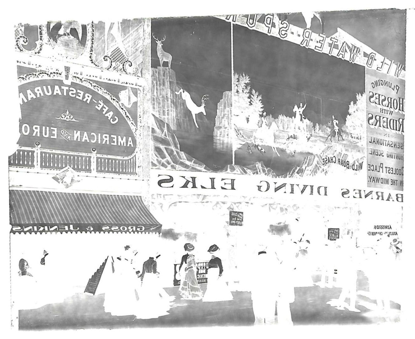Lot 152 - Grouping Of 17 Antique Glass Plate Photo Negatives Including Pan-American Exposition, Buffalo, New York, Circa 1901, And Views Of A Small Town