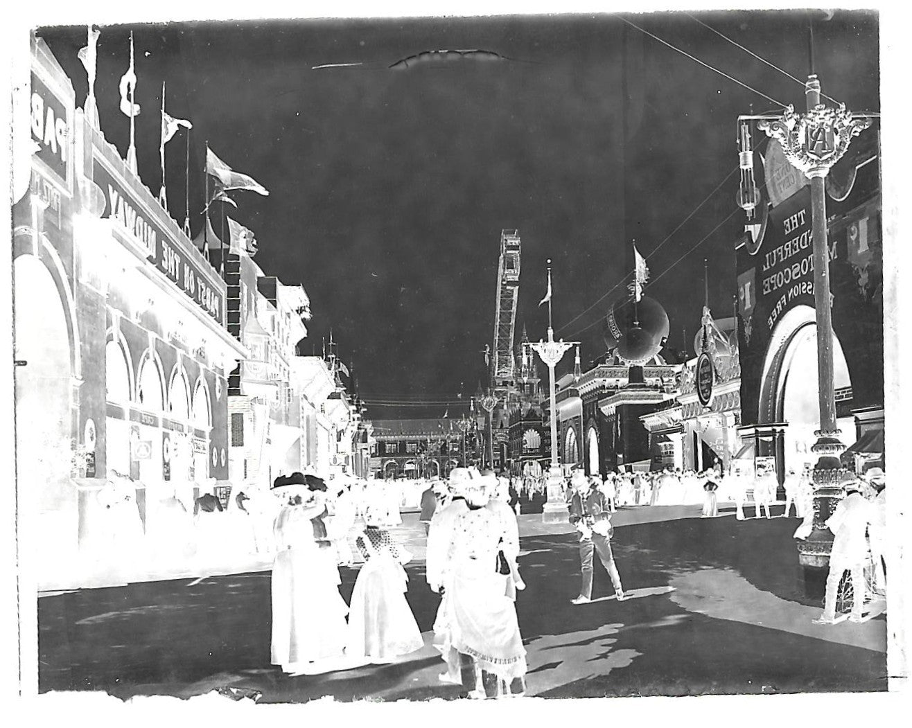 Lot 152 - Grouping Of 17 Antique Glass Plate Photo Negatives Including Pan-American Exposition, Buffalo, New York, Circa 1901, And Views Of A Small Town