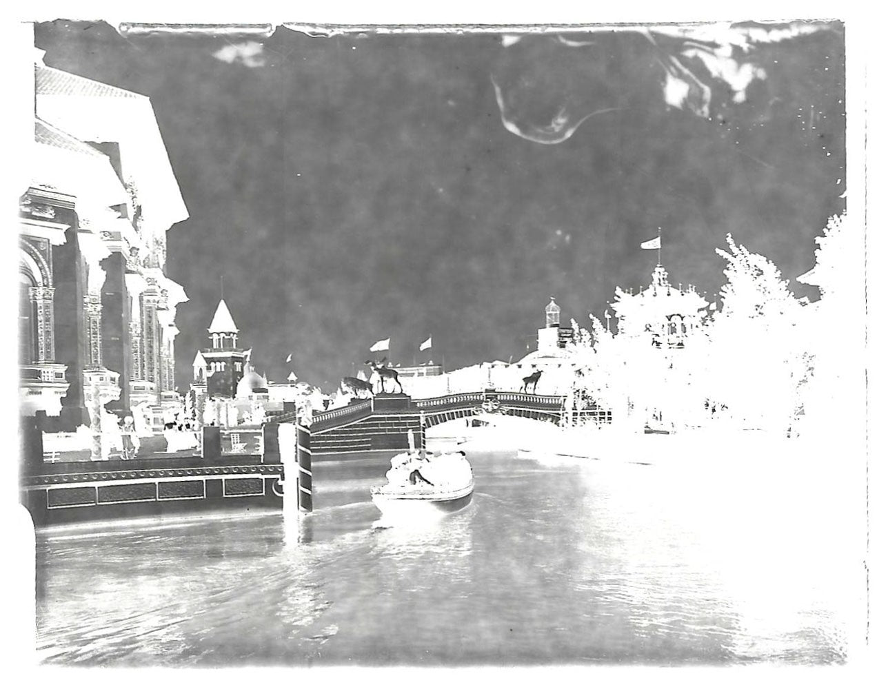 Lot 152 - Grouping Of 17 Antique Glass Plate Photo Negatives Including Pan-American Exposition, Buffalo, New York, Circa 1901, And Views Of A Small Town