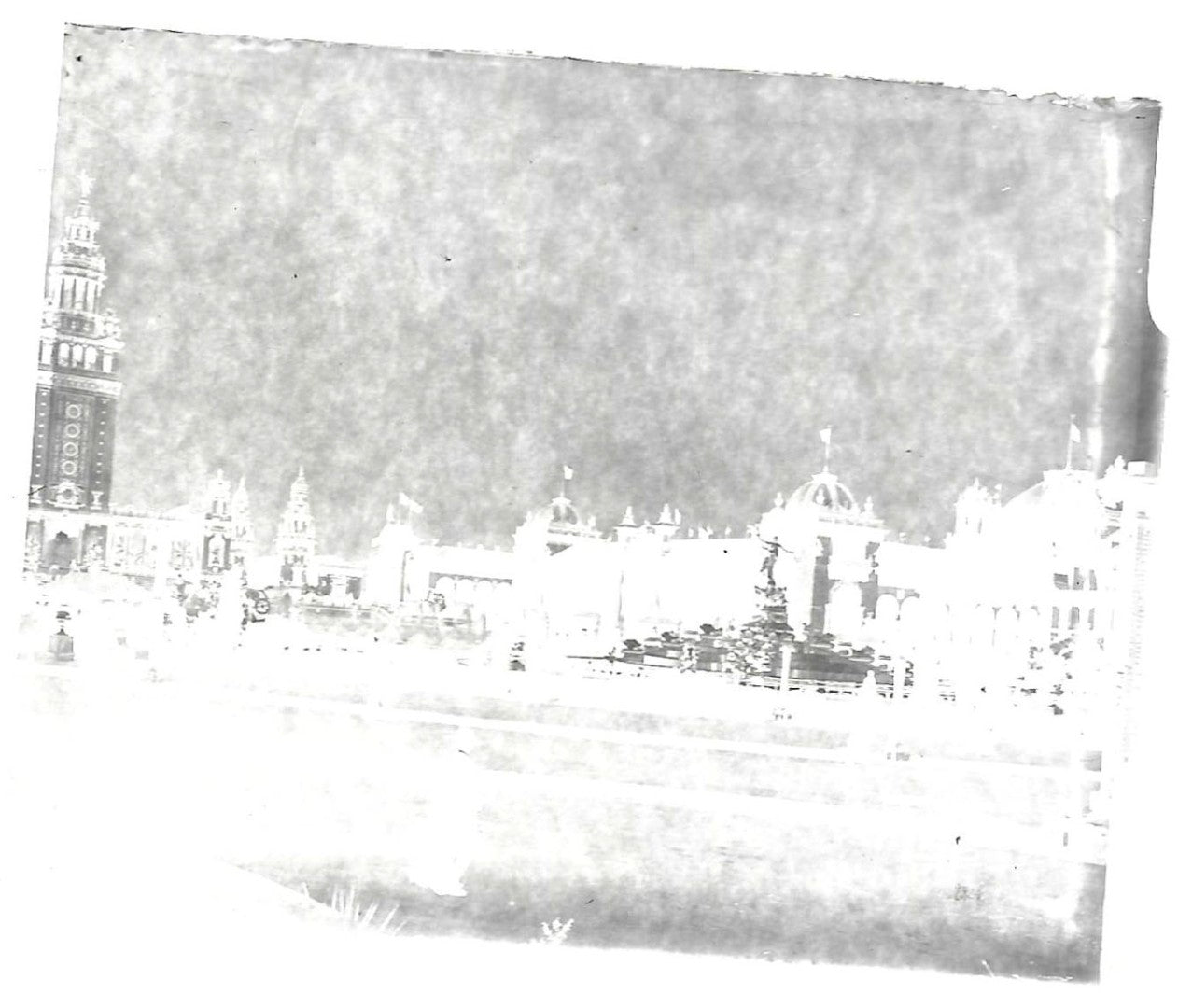 Lot 152 - Grouping Of 17 Antique Glass Plate Photo Negatives Including Pan-American Exposition, Buffalo, New York, Circa 1901, And Views Of A Small Town