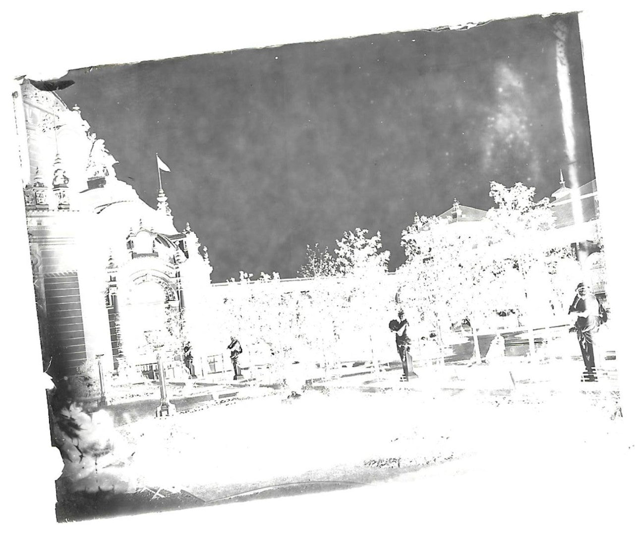 Lot 152 - Grouping Of 17 Antique Glass Plate Photo Negatives Including Pan-American Exposition, Buffalo, New York, Circa 1901, And Views Of A Small Town