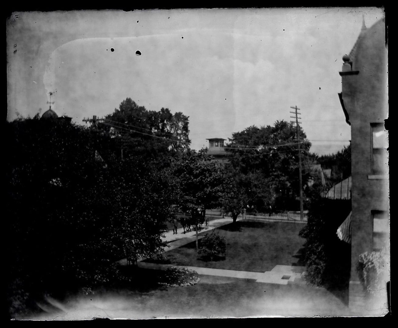 Lot 152 - Grouping Of 17 Antique Glass Plate Photo Negatives Including Pan-American Exposition, Buffalo, New York, Circa 1901, And Views Of A Small Town