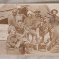 Lot 161 - Antique Real Photo Postcard R.P.P.C.. Of Young Men, Possibly Soldiers, Horsing Around At Camp Outside Tent