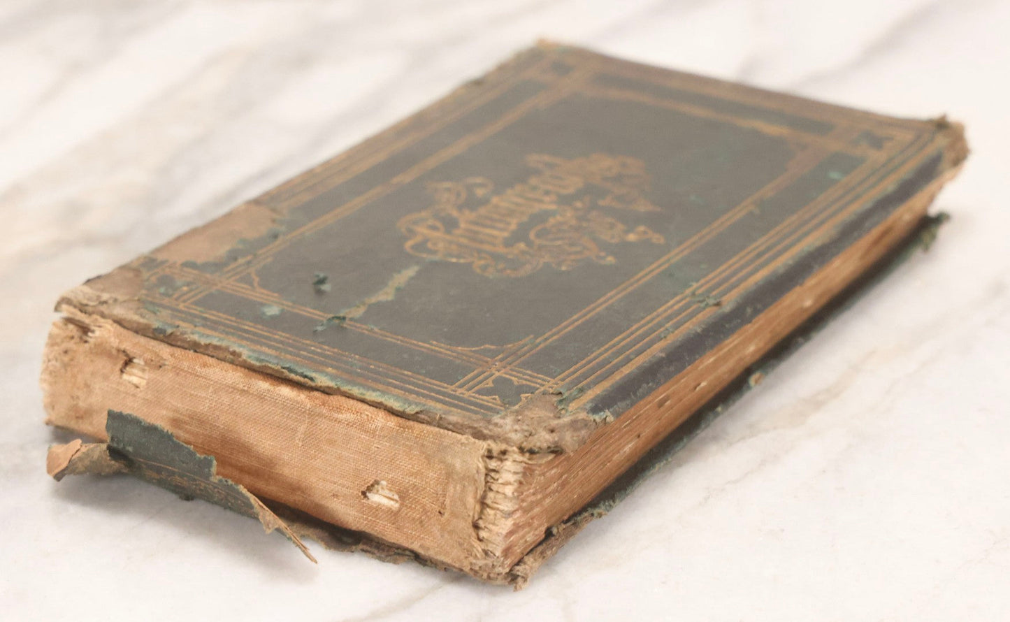 Lot 179 - Antique Autograph Book Belonging To “Stella,” Filled With Inscriptions And Signatures, Dated 1875–1881, Note Poor Condition