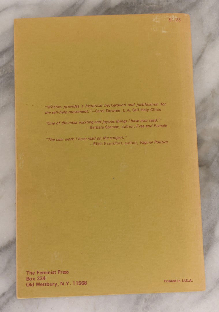 Lot 183 - Vintage Feminist Press Booklet “Witches, Midwives, And Nurses: A History Of Women Healers” By Barbara Ehrenreich And Deirdre English, 1973