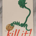 Lot 185 - Vintage World War II Propaganda Postcard “Rumor – Kill It!” With Green Spectre Hatching From Nazi Swastika-Covered Egg, Printed In Canada