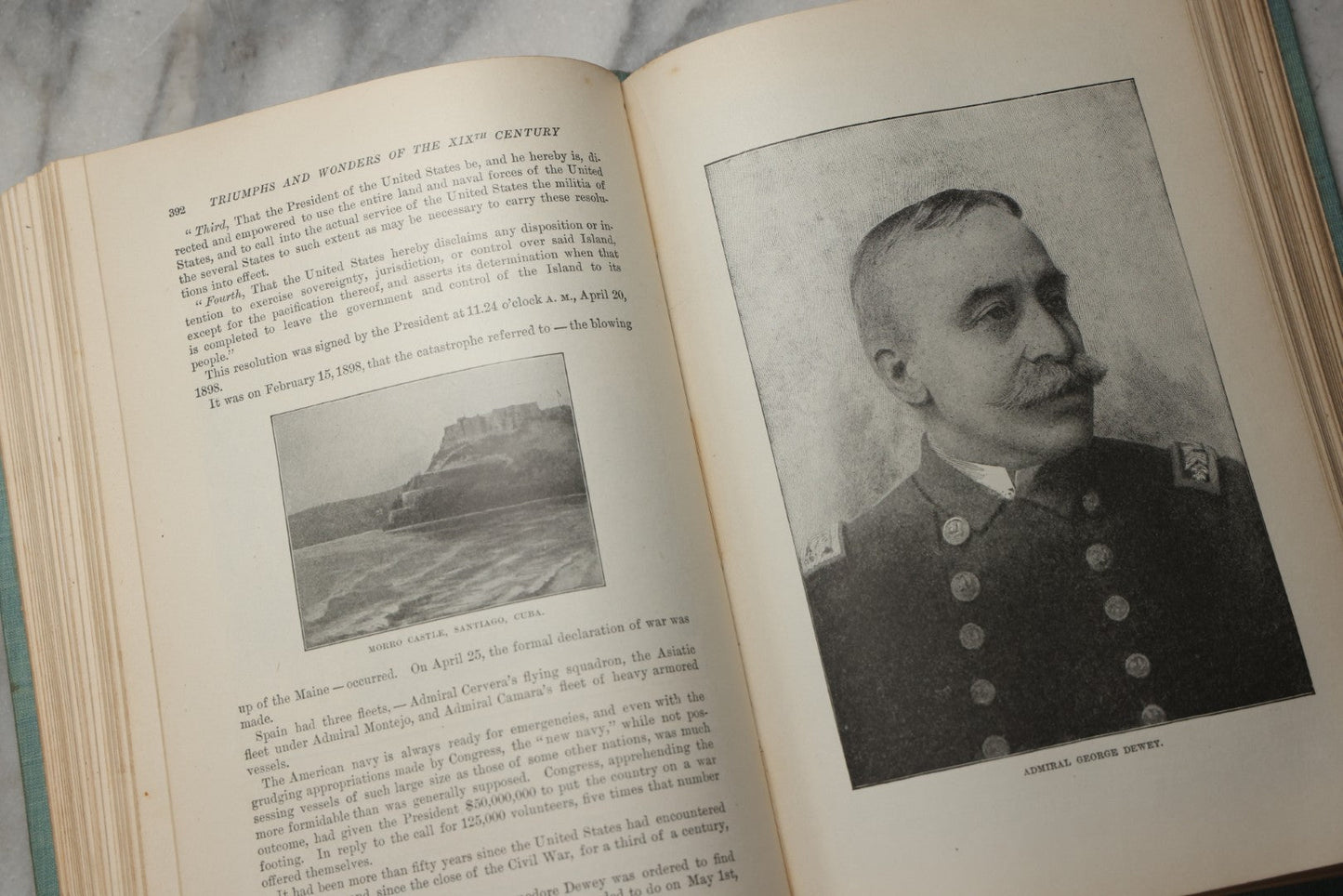 Lot 194 - "Triumphs And Wonders Of The 19th Century: The True Mirror Of A Phenomenal Era" Antique Illustrated History Book By James P. Boyd, A.M., Ll.B., Published By A.J. Holman & Co., Philadelphia, 1899