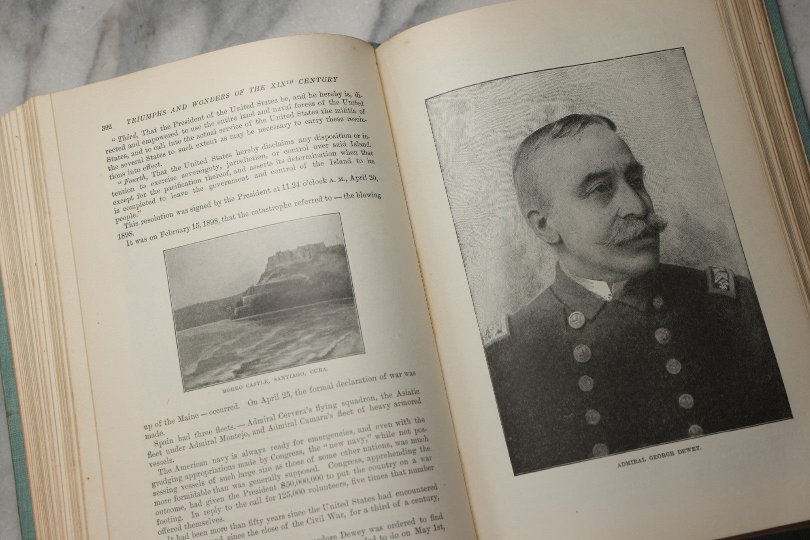 Lot 194 - "Triumphs And Wonders Of The 19th Century: The True Mirror Of A Phenomenal Era" Antique Illustrated History Book By James P. Boyd, A.M., Ll.B., Published By A.J. Holman & Co., Philadelphia, 1899