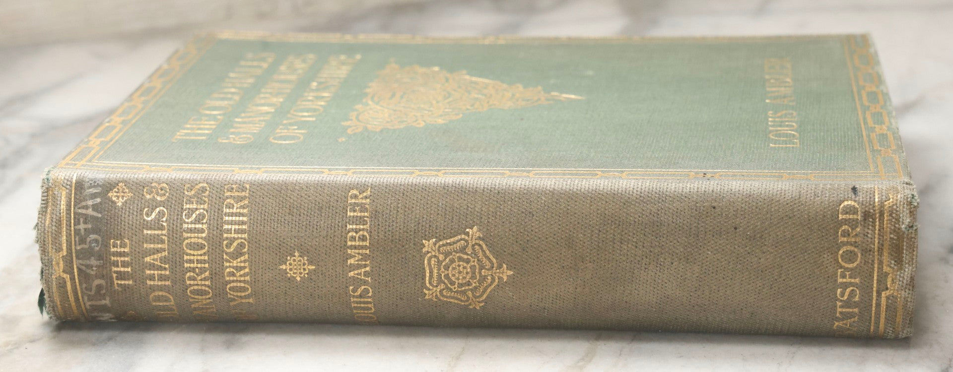 Lot 195 - "The Old Halls And Manor-Houses Of Yorkshire" Antique Illustrated Architecture Book By Louis Ambler, F.R.I.B.A., Published By B. T. Batsford, London, Circa 1913