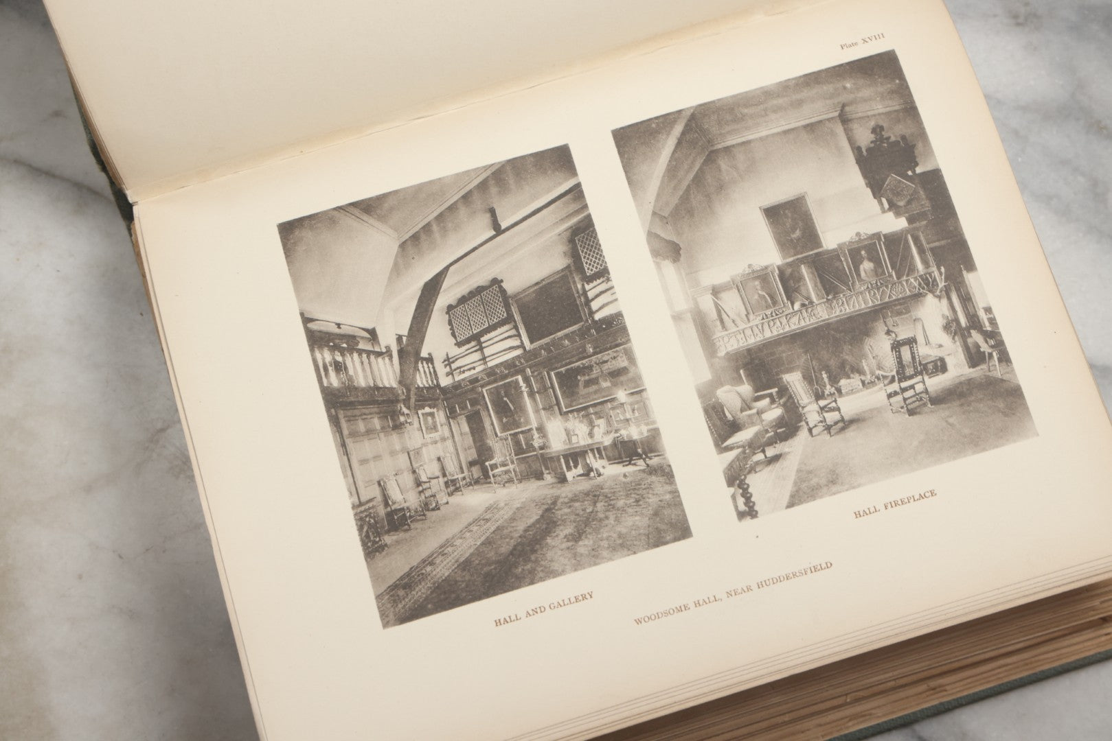 Lot 195 - "The Old Halls And Manor-Houses Of Yorkshire" Antique Illustrated Architecture Book By Louis Ambler, F.R.I.B.A., Published By B. T. Batsford, London, Circa 1913