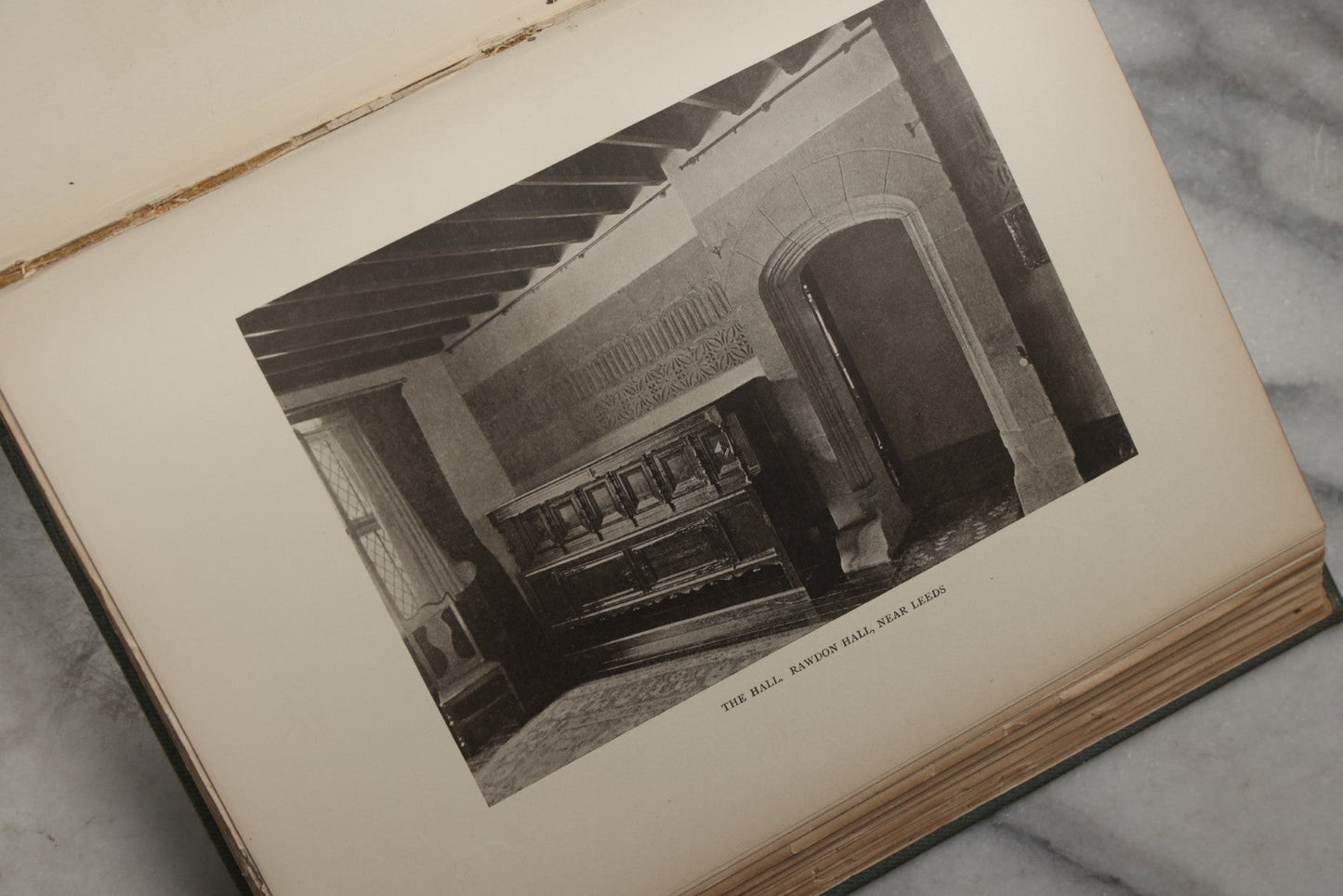 Lot 195 - "The Old Halls And Manor-Houses Of Yorkshire" Antique Illustrated Architecture Book By Louis Ambler, F.R.I.B.A., Published By B. T. Batsford, London, Circa 1913