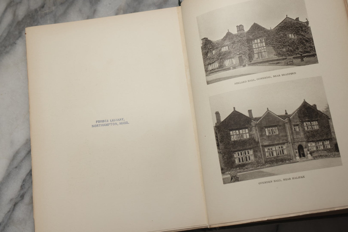Lot 195 - "The Old Halls And Manor-Houses Of Yorkshire" Antique Illustrated Architecture Book By Louis Ambler, F.R.I.B.A., Published By B. T. Batsford, London, Circa 1913