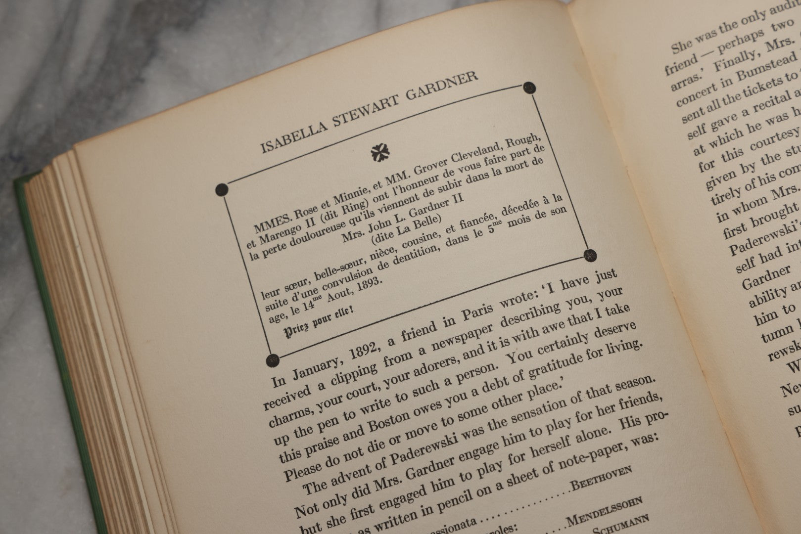 Lot 199 - "Isabella Stewart Gardner And Fenway Court" Antique Illustrated Biography By Morris Carter, Published By Houghton Mifflin Company, Boston And New York, 1925