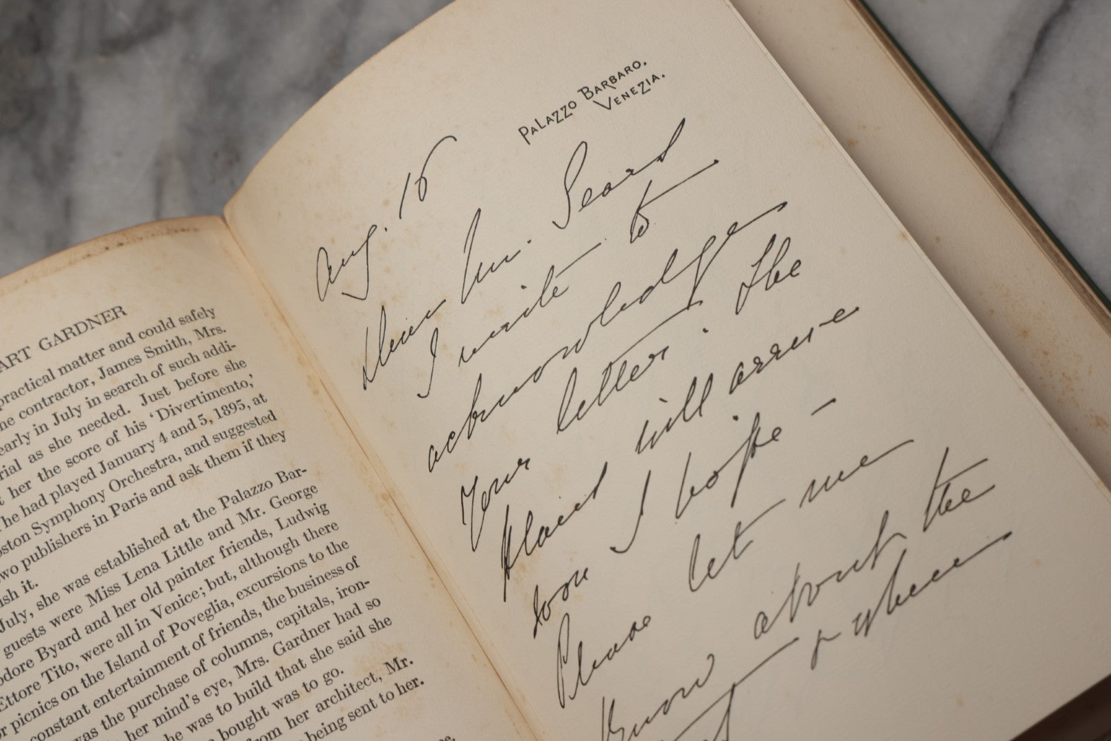 Lot 199 - "Isabella Stewart Gardner And Fenway Court" Antique Illustrated Biography By Morris Carter, Published By Houghton Mifflin Company, Boston And New York, 1925