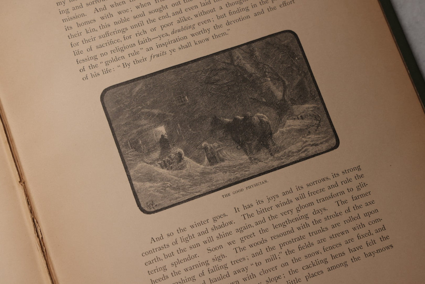 Lot 202 - "Pastoral Days; Or, Memories Of A New England Year" Antique Book By W. Hamilton Gibson, 70+ Engraved Illustrations By The Author, Harper & Brothers, New York, 1881, Craft Grade Condition
