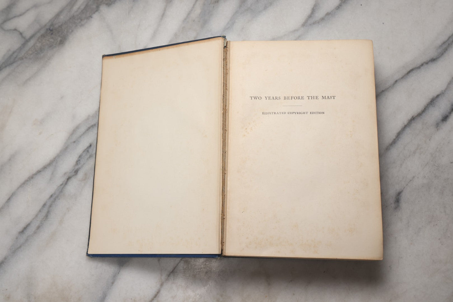 Lot 203 - "Two Years Before The Mast" Antique Illustrated Nautical Adventure Book By Richard Henry Dana, Jr., Published By Houghton Mifflin Company, Boston And New York, 1911
