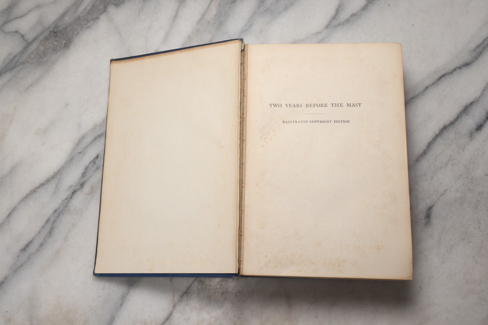 Lot 203 - "Two Years Before The Mast" Antique Illustrated Nautical Adventure Book By Richard Henry Dana, Jr., Published By Houghton Mifflin Company, Boston And New York, 1911