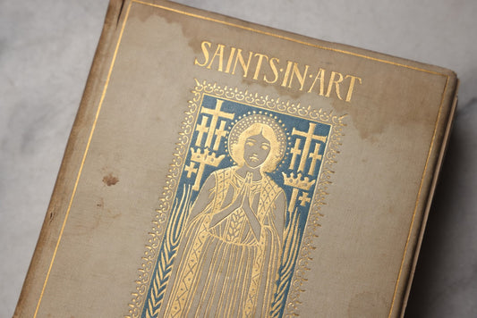 Lot 205 - "Saints In Art" Antique Illustrated Religious Art Reference Book By Clara Erskine Clement, Published By L. C. Page And Company, Boston, 1899