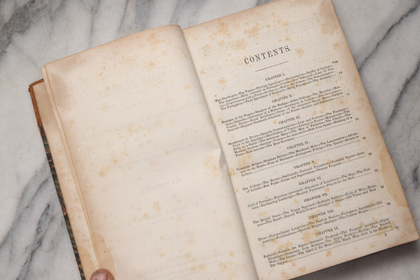 Lot 206 - "The Bible In Spain; Or, The Journeys, Adventures, And Imprisonments Of An Englishman In An Attempt To Circulate The Scriptures In The Peninsula" Antique Book By George Borrow, Published By James M. Campbell & Co., Philadelphia, 1843