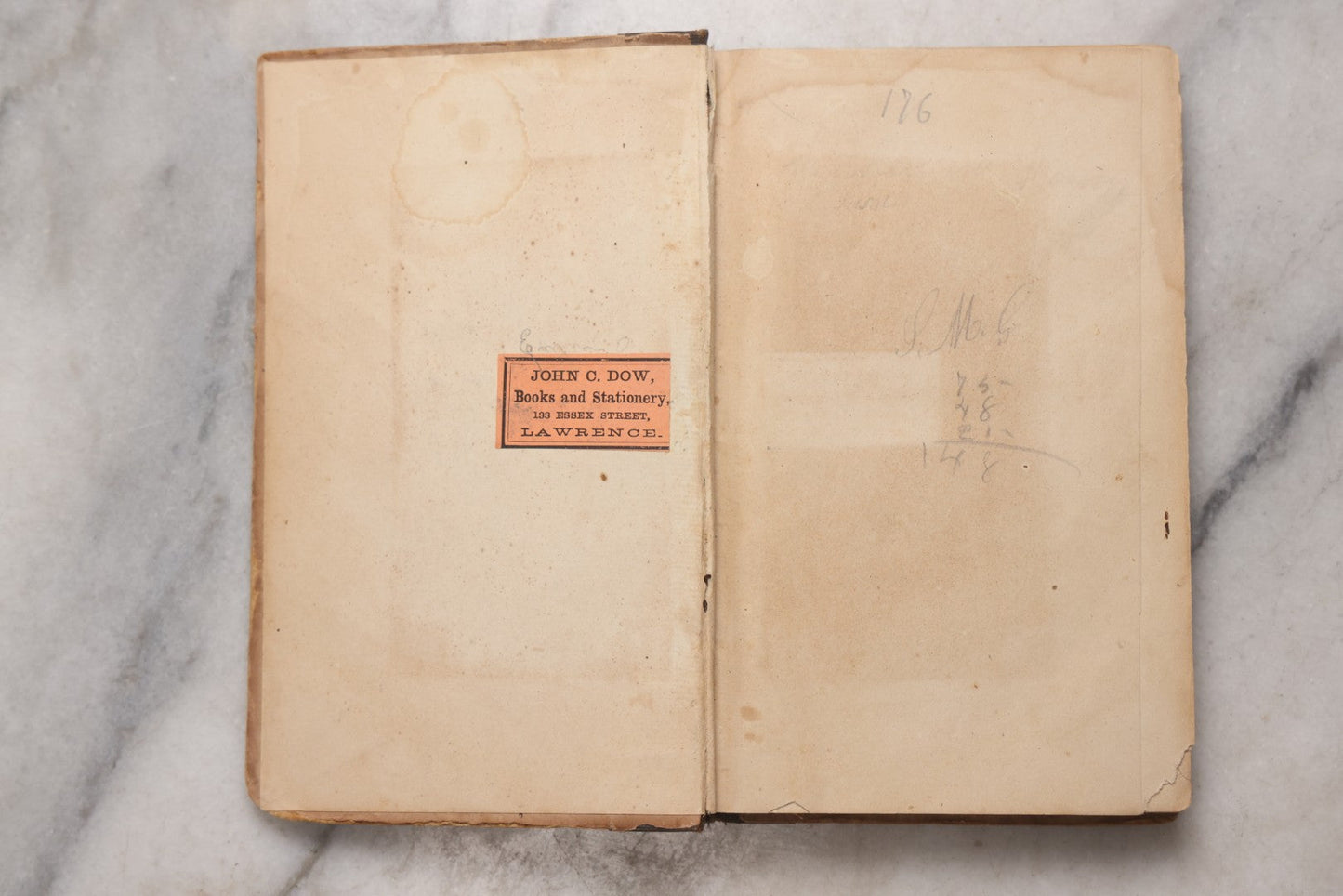 Lot 208 - "Paradise Lost: A Poem, In Twelve Books" Antique Book By John Milton, Published By Crosby, Nichols, Lee & Company, Boston, 1861