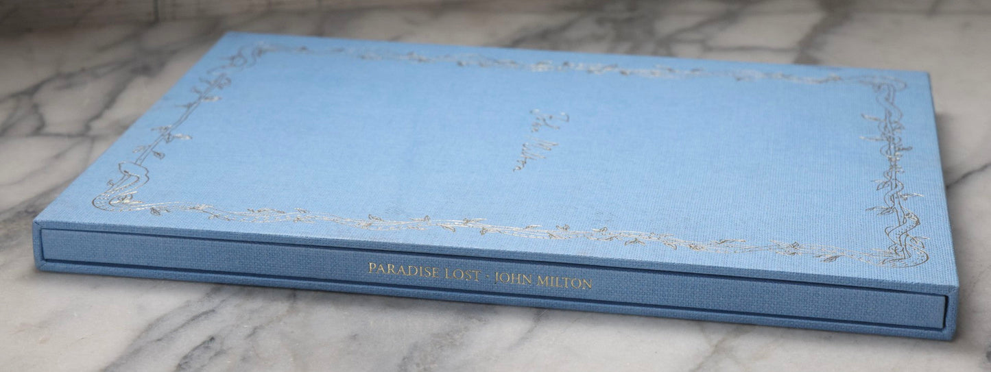 Lot 209 - "Paradise Lost: Manuscript" Modern Folio Limited Edition Book By John Milton, Published By Sp Books – Éditions Des Saints Pères, France, Numbered Copy 919 Of 1,000