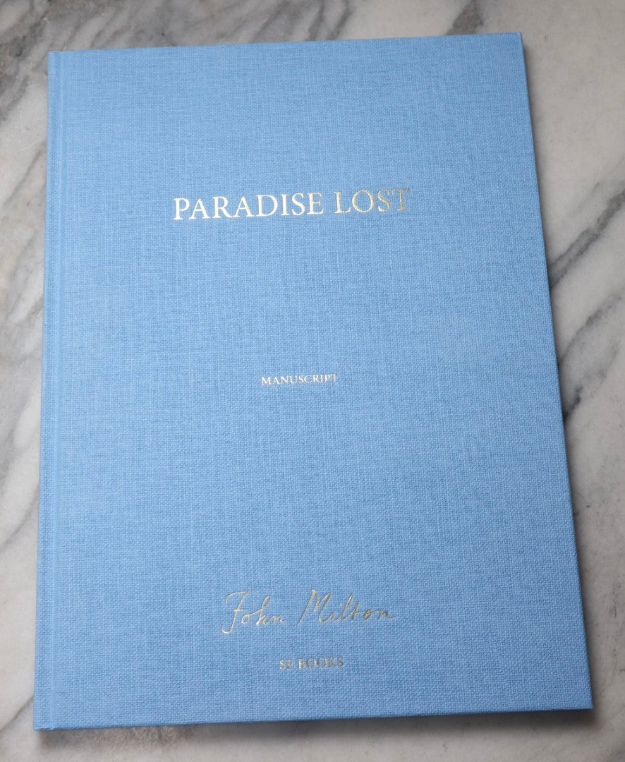 Lot 209 - "Paradise Lost: Manuscript" Modern Folio Limited Edition Book By John Milton, Published By Sp Books – Éditions Des Saints Pères, France, Numbered Copy 919 Of 1,000