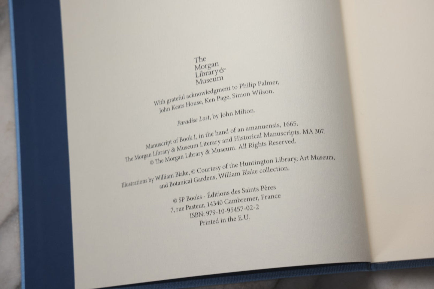Lot 209 - "Paradise Lost: Manuscript" Modern Folio Limited Edition Book By John Milton, Published By Sp Books – Éditions Des Saints Pères, France, Numbered Copy 919 Of 1,000