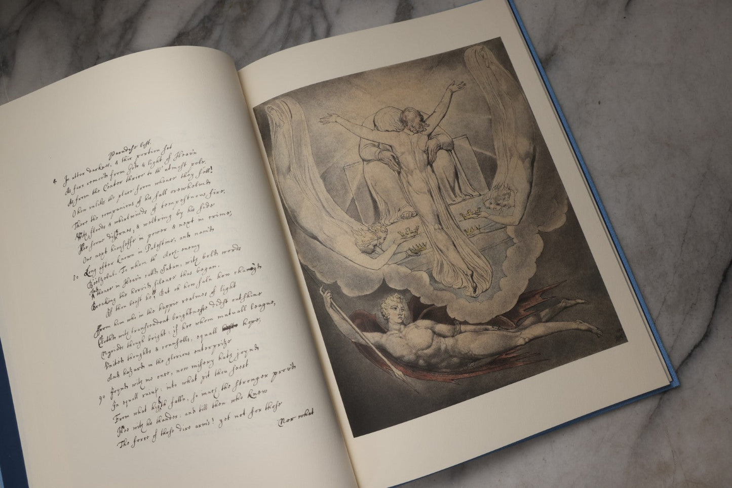 Lot 209 - "Paradise Lost: Manuscript" Modern Folio Limited Edition Book By John Milton, Published By Sp Books – Éditions Des Saints Pères, France, Numbered Copy 919 Of 1,000